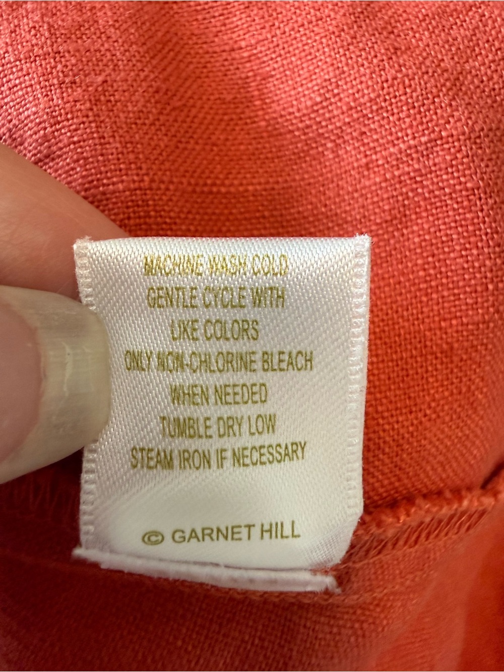 Garnet Hill Euro Summer Linen Tank Dress - Picture 9 of 9